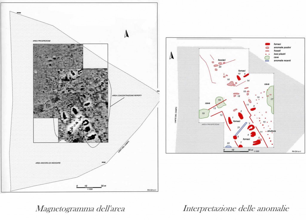 Magnetogramma dell'area